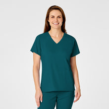 Cargar imagen en el visor de la galería, Filipina médica WonderWink 4 POCKET V-NECK SCRUB TOP 6319