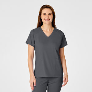 Filipina médica WonderWink 4 POCKET V-NECK SCRUB TOP 6319